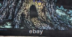 1970's Very Rare Tree House Blacklight poster, Wester Graphics, Vintage-Original