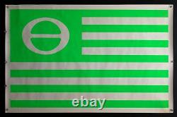 1971 American Ecology Flag Blacklight Poster Artko Studios Vintage Original NOS