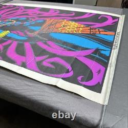 1971 BLACK MAGIC WOMAN Vintage Blacklight Poster Star City 34.75x23 Psychedelic