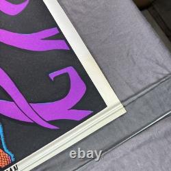 1971 BLACK MAGIC WOMAN Vintage Blacklight Poster Star City 34.75x23 Psychedelic