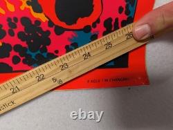 1971 Marvel Silver Surfer Third Eye Black Light Poster I'm Changing