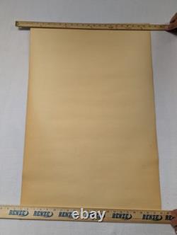 1971 Marvel Silver Surfer Third Eye Black Light Poster I'm Changing