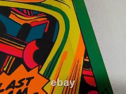 1971 Marvel Silver Surfer Third Eye Black Light Poster I'm Free 4005