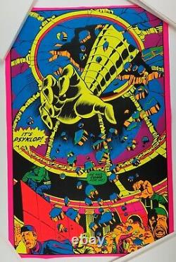 1971 THIRD 3rd EYE BLACK LIGHT POSTER #4018 IT'S PSYKLOP NM COND. (PL)