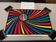1971 Vintage Hipco Peace Swirl Flocked Blacklight Poster New