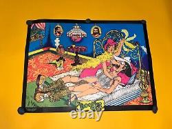 1972 Boogie Man Is Comin Old Stock Black Light Poster Psychedelic