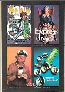 1972 Illustrated Synergisms 80-page POSTER Catalog Hippies, Blacklight groovy