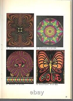 1972 Illustrated Synergisms 80-page POSTER Catalog Hippies, Blacklight groovy