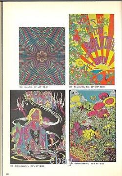 1972 Illustrated Synergisms 80-page POSTER Catalog Hippies, Blacklight groovy