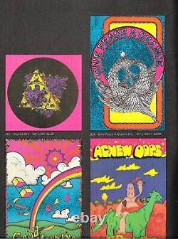 1972 Illustrated Synergisms 80-page POSTER Catalog Hippies, Blacklight groovy