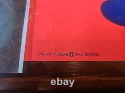 1972 Nova Posters VOTE Dayglo Signed Artist Carlos Swirski Robert Indiana