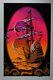 1972 Vintage Blacklight Poster The Voyage Sail Ship Aa Sales 23x35 Flocked
