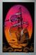 1972 Vintage Blacklight Poster The Voyage Sail Ship Aa Sales 23x35 Flocked