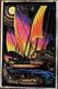 1972 Vintage Velvet Blacklight Poster Beautiful Ship Sailboat The Voyage 17x11