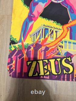 1972 ZEUS Third Eye Inc. Original Black Light Poster Original