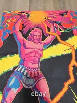 1972 ZEUS Third Eye Inc. Original Black Light Poster Original