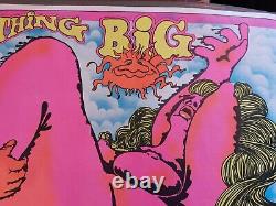 1973 SALADIN DO SOMETHING BIG F A GIANT BLACKLIGHT POSTER 23x35