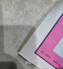 1973 SALADIN DO SOMETHING BIG F A GIANT BLACKLIGHT POSTER 23x35 Rare