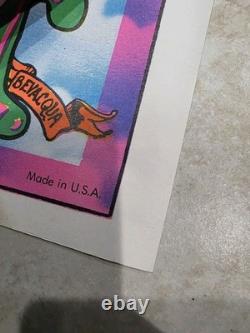 1973 SALADIN DO SOMETHING BIG F A GIANT BLACKLIGHT POSTER 23x35 Rare