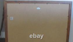 1973 VINTAGE WEED 420 BLACKLIGHT NOS POSTER By HOORMANN TOILET BATHROOM FRAMED