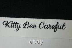 1973 Vintage Blacklight Poster Kitty Bee Careful Cat Rare Flocked Aa Sales