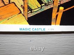 1974 Funky Enterprises Magic Castle #125 Black Light Poster