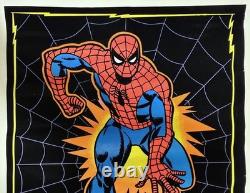 1975 Amazing Spider-man Marvel Day-glo Blacklight Poster Comic Book Superhero