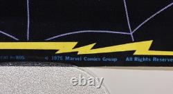 1975 Amazing Spider-man Marvel Day-glo Blacklight Poster Comic Book Superhero