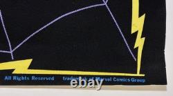 1975 Amazing Spider-man Marvel Day-glo Blacklight Poster Comic Book Superhero