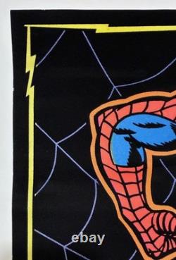 1975 Amazing Spider-man Marvel Day-glo Blacklight Poster Comic Book Superhero
