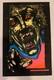 1975 Asylum Blacklight Reflective Poster Flocked Felt 16x10.5