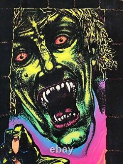 1975 Dynamic Velvet Blacklight Poster Monster Vampire Zombie Demon Creature