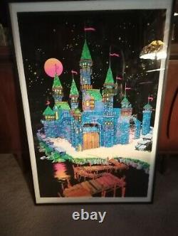 1975 Magic Castle Velvet Neon Poster #125 Funky Enterprises