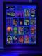 1975 Velvet Flocked Black Light Posters Catalog Display Double Sided/framed