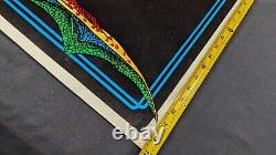 1978 AA Sales Velva Print PP-479 Flaming Serpent Blacklight Poster! 23x35