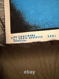 1978 Mighty Mouse Terrytoons Blacklight Fabric Poster 35x23 Dargis #3261
