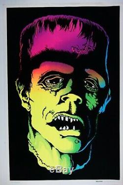 1978 Vintage Blacklight Poster Frank Monsterfrankenstein Rare Aa Sales Pinup