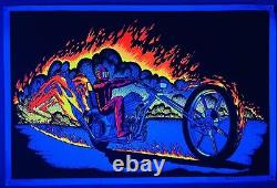 1978 Vintage CHOPPER PP-483 VELVA-PRINT Black Light POSTER 23 x 35 AA Sales Inc
