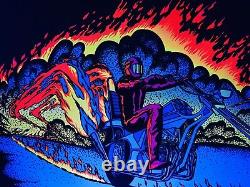 1978 Vintage CHOPPER PP-483 VELVA-PRINT Black Light POSTER 23 x 35 AA Sales Inc