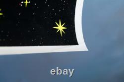 1980 Rainbow Blacklight Poster Funky Enterprises New York Gorgeous Sparkles