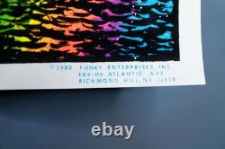 1980 Rainbow Blacklight Poster Funky Enterprises New York Gorgeous Sparkles