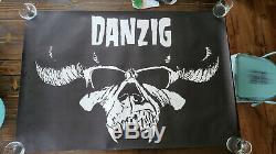 1988 Danzig Promo Poster 45 1/2x31 The Misfits Doyle Samhain