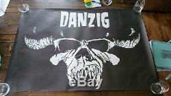 1988 Danzig Promo Poster 45 1/2x31 The Misfits Doyle Samhain