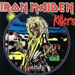 1988rare Iron Maiden Killers' Eddie 1988 Vintage Blacklight Poster
