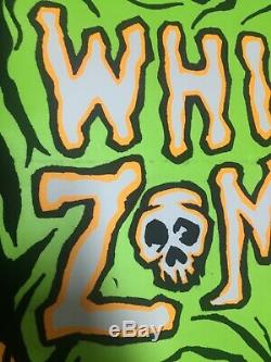 1993 White Zombie Green Monster Blacklight Poster Vintage 23x35