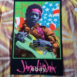 1995 Jimi Hendrix Psychedelic Poster Blacklight Phillips