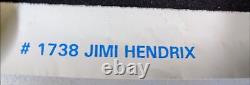 1996 Jimi Hendrix Flocked Black Light 1738 Winterland Scorpio Poster 34 x 23