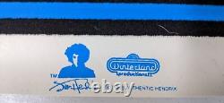1996 Jimi Hendrix Flocked Black Light 1738 Winterland Scorpio Poster 34 x 23