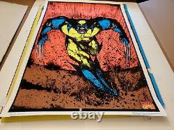 1996 Marvel Wolverine #405 Blacklight Poster 23''x35'' Beautiful Bright Colors