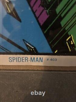 1996 VINTAGE SPIDER-MAN VELVET BLACKLIGHT POSTER Marvel #403 23 x 35 Funky